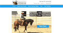 Desktop Screenshot of horsetrainingvideos.com